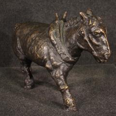 Large French bronze sculpture from the 20th century - 4027763