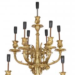 Large French gilt bronze wall sconces - 1548974