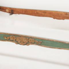 Large French painted and gilt carved daybed C 1900  - 3367517