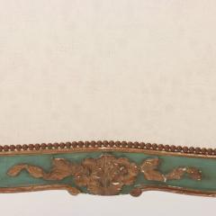 Large French painted and gilt carved daybed C 1900  - 3367519