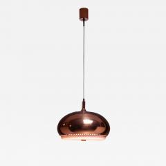 Large Full Copper Pendant Perforated Underneath Italy 1950s - 842504
