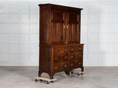 Large Georgian English Oak Housekeepers Cupboard - 2861243