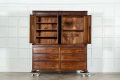 Large Georgian English Oak Housekeepers Cupboard - 3516206