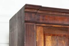 Large Georgian English Oak Housekeepers Cupboard - 3516213
