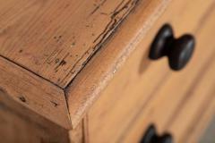 Large Georgian English Pine Bank Drawers Counter - 3949581