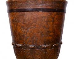 Large Georgian Mahogany Footed Urn - 4130780