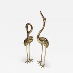 Large Gilt Bronze Sculptures of Herons - 1848434