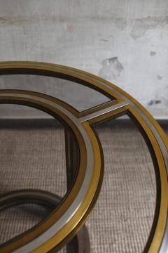 Large Glass and Brass Table - 4437500