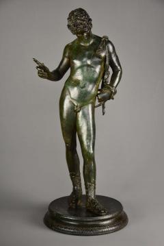 Large Grand Tour Neapolitan bronze of Narcissus or Bacchus - 4752783