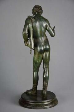Large Grand Tour Neapolitan bronze of Narcissus or Bacchus - 4752980
