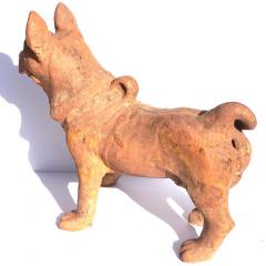 Large Han Dynasty Pottery Sculpture of a Dog - 3065296