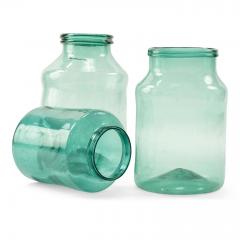 Large Hand Blown Antique Glass Jar - 3049721