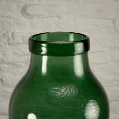 Large Hand Blown Antique Glass Pickling Jar Denmark 19th Century - 3509503
