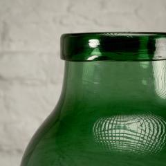 Large Hand Blown Antique Glass Pickling Jar Denmark 19th Century - 3509504