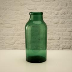 Large Hand Blown Antique Glass Pickling Jar Denmark 19th Century - 3607934