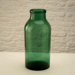 Large Hand Blown Antique Glass Pickling Jar Denmark 19th Century - 3607935