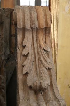 Large Hand Carved Oak Corbel - 1489030