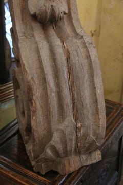 Large Hand Carved Oak Corbel - 1489032