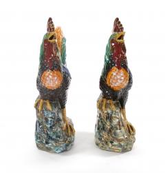 Large Hand Painted Decorated English Porcelain Tableware Decorative Rooster - 3810753