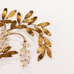 Large Hans K gl Wisteria Wall Sconce Appliqu  - 3361203