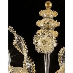 Large Imperial Ca Rezzonico Murano Glass Gold Wall Sconce - 4602651