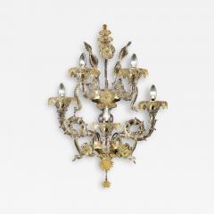 Large Imperial Ca Rezzonico Murano Glass Gold Wall Sconce - 4603109