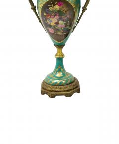 Large Impressive 19th Century French Ormolu Mounted S vres Porcelain Urns - 4552372