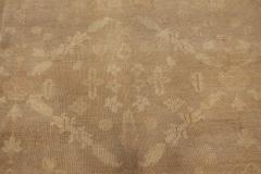 Large Indian Amritsar Botanic Brown Handmade Wool Carpet - 2453008