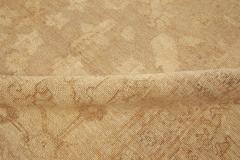 Large Indian Amritsar Botanic Brown Handmade Wool Carpet - 2453009