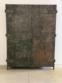 Large Industrial Riveted Steel Cabinet - 4401345