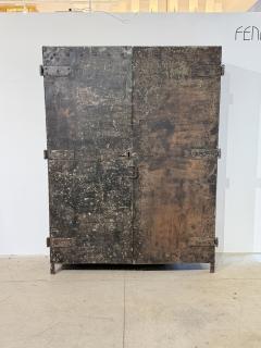 Large Industrial Riveted Steel Cabinet - 4401347