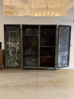 Large Industrial Riveted Steel Cabinet - 4401353