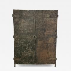 Large Industrial Riveted Steel Cabinet - 4458381