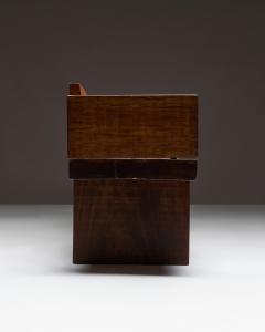 Large Ipe Wood Bench Modeled after the MTA Subway Bench Brazil c 1970 - 4759660