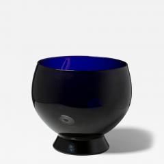 Large Italian 30s Cobalt Glass Centerpiece - 4728661
