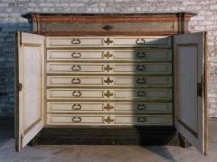 Large Italian Baroque 17th century Painted Cabinet Fitted with Drawers - 622684