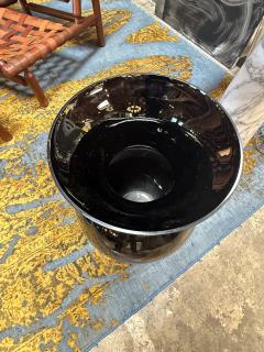 Large Italian Black Murano Glass Vase - 4303485