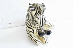 Large Italian Ceramic Zebra - 1279280