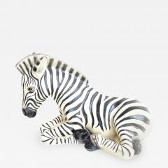 Large Italian Ceramic Zebra - 1280470