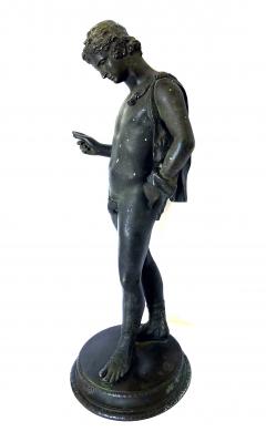 Large Italian Grand Tour Bronze Figure of Narcissus - 3229947