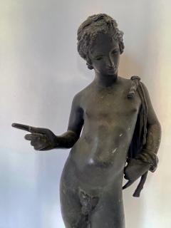 Large Italian Grand Tour Bronze Figure of Narcissus - 3229951