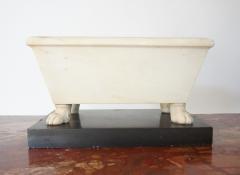 Large Italian Grand Tour Carved Marble Model of a Lavacrum or Bath circa 1820 - 789256