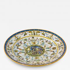 Large Italian Majolica Hand Painted Plate - 3025014