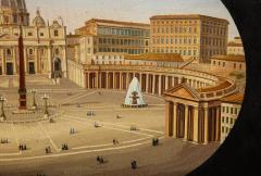 Large Italian Micromosaic Plaque of St Peter s Basilica Venice circa 1860 - 1162354