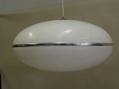 Large Italian Mid Century Modern Saucer Disc Form Chandelier Pendant 1970 - 1799626