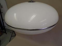 Large Italian Mid Century Modern Saucer Disc Form Chandelier Pendant 1970 - 1799632