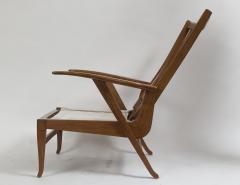 Large Italian Mid Century Reclining Lounge Chair - 2096931
