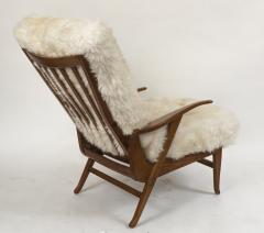 Large Italian Mid Century Reclining Lounge Chair - 2096948
