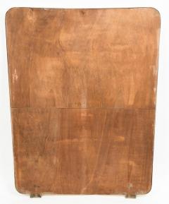 Large Italian Modernist Tapered Brass Mirror 1950ca - 3196527