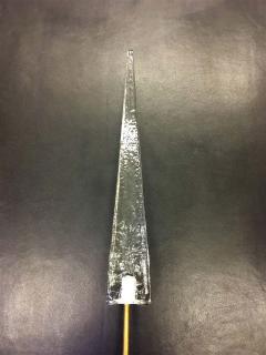 Large Italian Murano Venetian Clear Glass Sputnik Spike Chandelier - 1609973